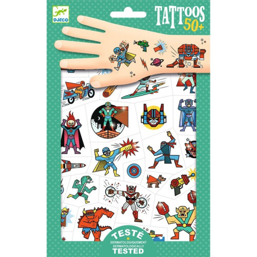 Herois e Vilões - 50 Tatuagens Metalizadas