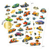 Carros - 50 Tatuagens Efeito Metalico