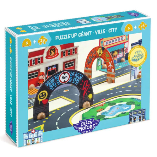 Puzzle Gigante da Cidade 33 Peças