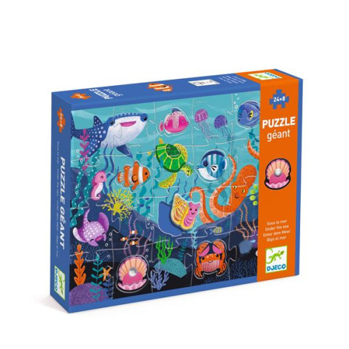 Debaixo do Mar - Puzzle Gigante 20 Peças