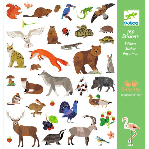Fauna - 160 Autocolantes