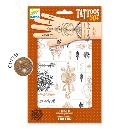 Oriental - 50 Tatuagens com Glitter