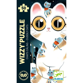 Wizzy'Puzzle - Gatos Fofinhos Brilha no Escuro Wizzy'Puzzle - Gatos Fofinhos Brilha no Escuro
