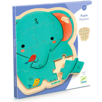 Puzzlo Elefante 14 Peças Puzzlo Elefante 14 Peças