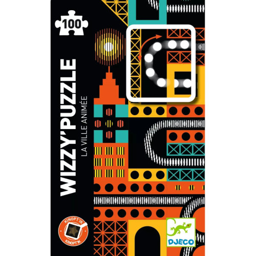 Wizzy'Puzzle - A Cidade Animada Kinoptik 100 pcs