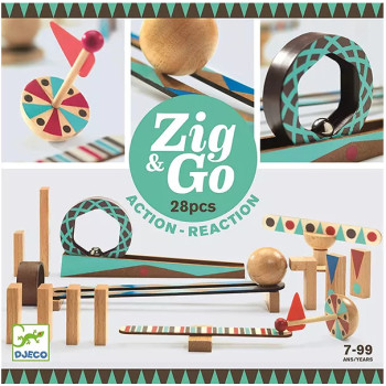 Zig e Go - Jogo de Ação-Reação Roll 28 pcs