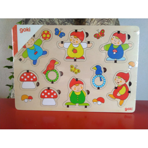 Puzzle de Empilhar dos Anões Puzzle de Empilhar dos Anões