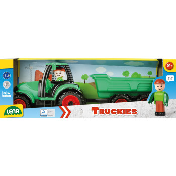 Truckies Trator com Reboque 36 Cms