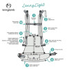 Mochila LennyLight Algodão Esmeralda