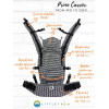 Mochila Ergonómica Little Frog Prime Carrier - Pure Linen Shadow - Linho 