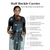 Half Buckle Cross Hybrid Carrier Little Frog - Viridian Miles Algodão
