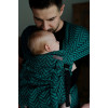 Half Buckle Cross Hybrid Carrier Little Frog - Viridian Miles Algodão