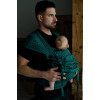 Half Buckle Cross Hybrid Carrier Little Frog - Viridian Miles Algodão
