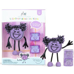 Personagem + 2 Cubos LUMI Lilás - GloPals Personagem + 2 Cubos LUMI Lilás - GloPals