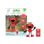 Personagem + 2 Cubos ELMO Vermelho - GloPals Personagem + 2 Cubos ELMO Vermelho - GloPals