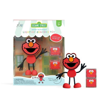Personagem + 2 Cubos ELMO Vermelho - GloPals