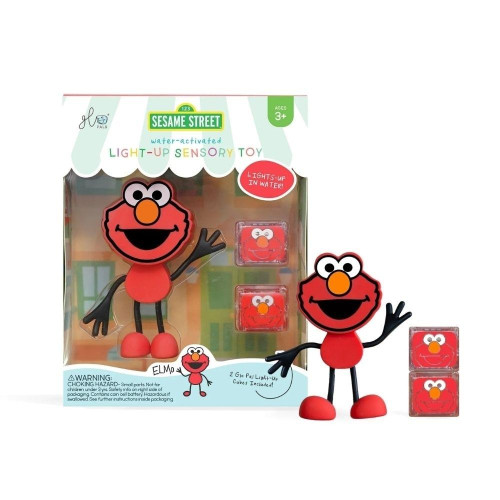 Personagem + 2 Cubos ELMO Vermelho - GloPals Personagem + 2 Cubos ELMO Vermelho - GloPals