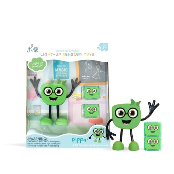 Personagem + 2 Cubos PIPPA Verde - GloPals