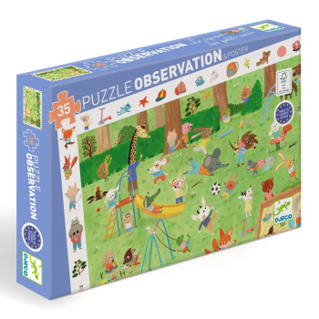Puzzle Observação Jardim dos Amiguinhos 35 pcs Puzzle Observação Jardim dos Amiguinhos 35 pcs