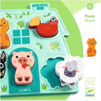 Puzzle de Feltro Mouki Puzzle de Feltro Mouki