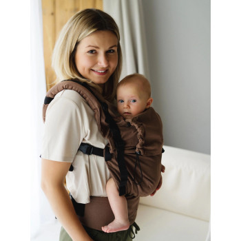 Mochila Ergonómica Little Frog Prime Carrier - Linen Freddo - Algodão e Linho 